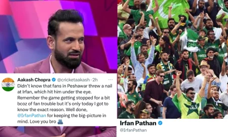 On 2004 Pakistan Tour A Fan Threw An Iron Nail Which Hit Under My Eye: Irfan Pathan
