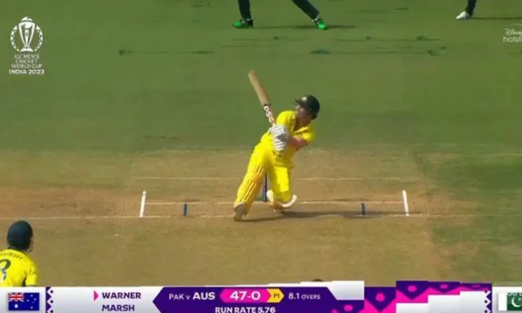 [Watch] David Warner Smashed Haris Rauf On The Roof Of M Chinnaswamy