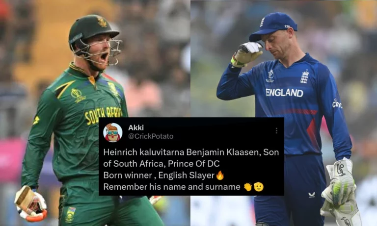 Memes On Heinrich Klaasen Flooded Twitter After This Staggering Knock