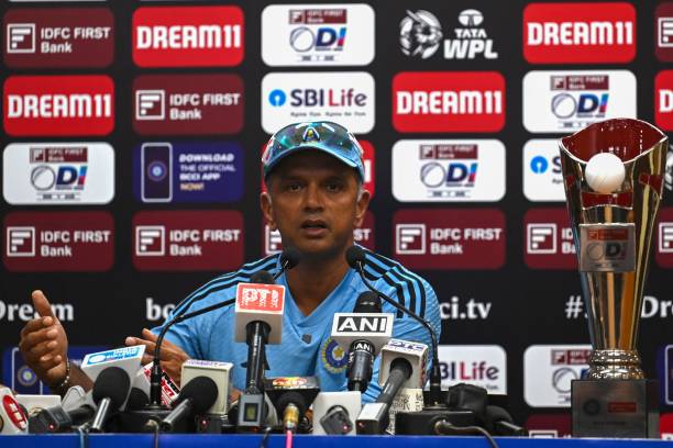 [World Cup 2023] "I'll Answer This In English As...": Rahul Dravid On ICC's Average Pitch Ratings