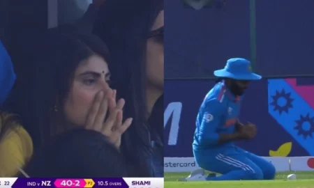 IND vs NZ: Wife Rivaba Shocked As Ravindra Jadeja Drops A Catch; See Her Reaction