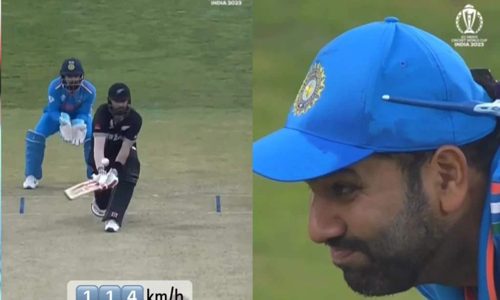[IND vs NZ] Video: Rohit Sharma Laughs Out Loud As Kuldeep's 113 KPH Rocket Hurts Daryl Mitchell