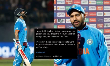Fans Call Virat Kohli Selfish For Delaying India’s Win For His Hundred
