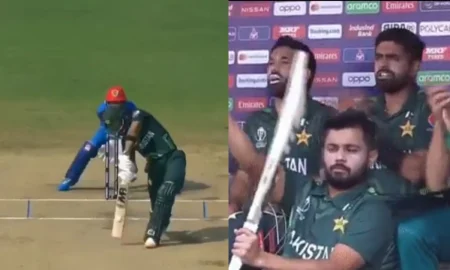 [Watch] Babar Azam And PAK Players Celebrate First Six In Powerplay In 2023