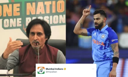 [Virat Kohli] Mumbai Indians Hilariously Trolled Ramiz Raja For Statement On Haris Rauf