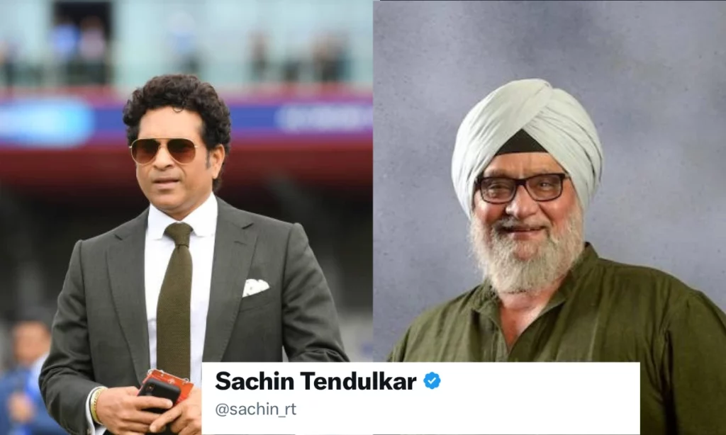 Sachin Tendulkar Paid An Emotional Tribute To Bishan Singh Bedi