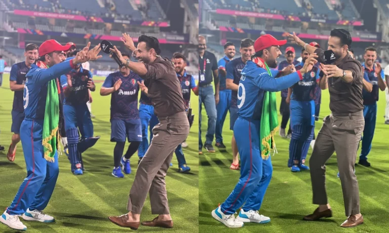 [VIDEO] Irfan Pathan Danced With Rashid Khan After Afghanistan's Epic Win Over Pakistan