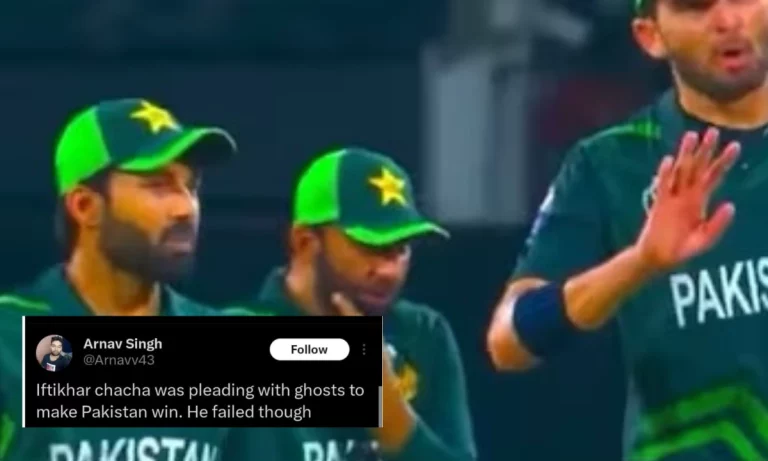 Cricket World Cup 2023: Memes On Iftikhar Ahmed Talking To A “Ghost” On The Field