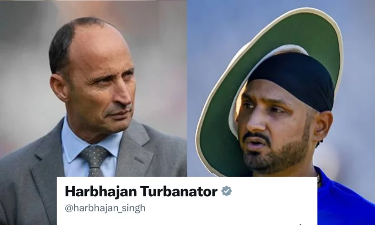 "Nasser Hussain Paid To Speak For Technology…"- Harbhajan Singh Made A Controversial Remark