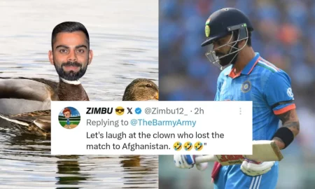 Cricket World Cup 2023: England’s Barmy Army Mocked Virat Kohli After He Scored A Duck