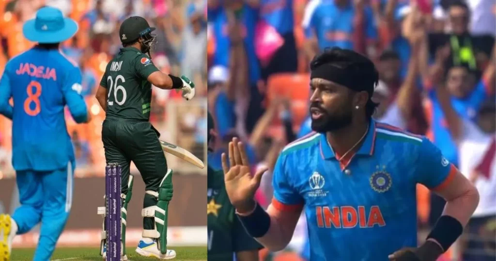 [IND Vs PAK Video] Hardik Pandya Gestures A Good Bye To Imam ul Haq After His Dismissal