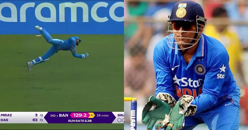 [IND vs BAN] Haters Troll MS Dhoni After KL Rahul's Sensational Catch