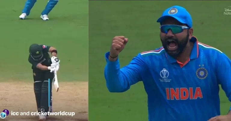 [IND vs PAK] Rohit Sharma Celebrates Aggressively On Abdullah Shafique's Wicket