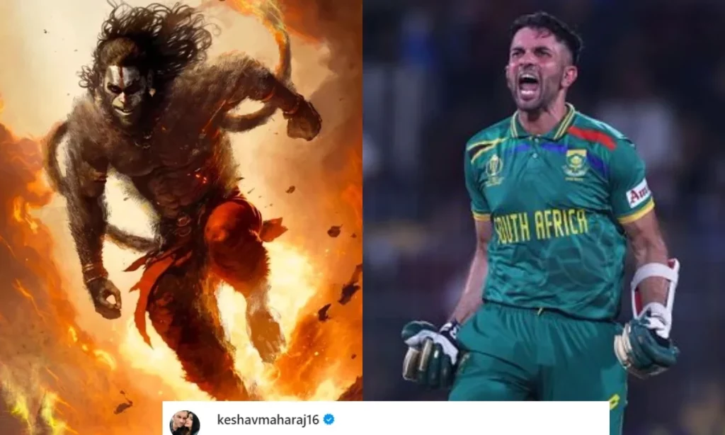 "Jai Shree Hanuman..": Keshav Maharaj Shared A Beautiful Post After His Heroics Against Pakistan