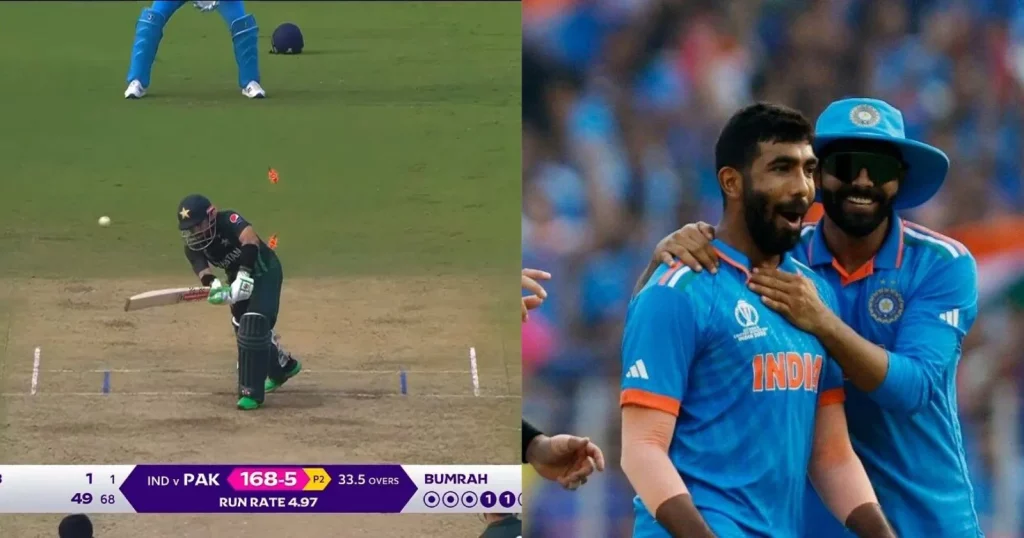 [Watch] Jasprit Bumrah’s Unplayable Delivery To Gaza Supporter Muhammed Rizwan