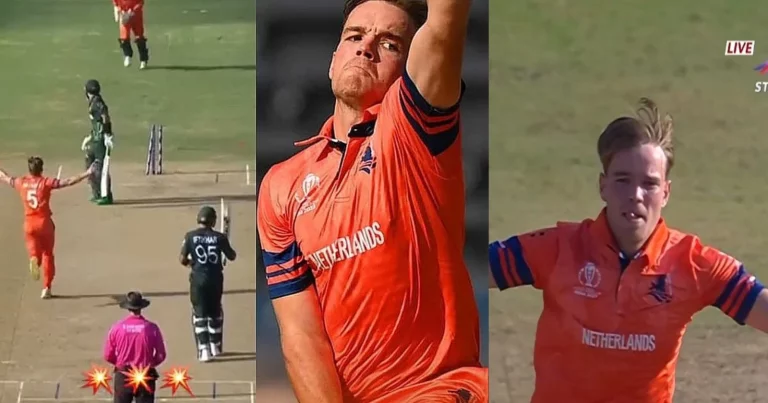 [PAK vs NED World Cup 2023]: Bas De Leede Scalps 4 Wicket Haul 27 Years After His Father's 19-Ball-Duck