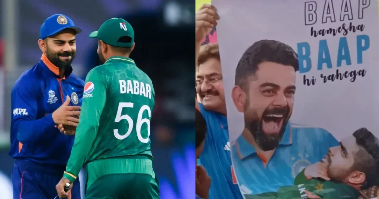 Pakistan Journalist Fumes With Anger With A Poster Involving Kohli And Babar