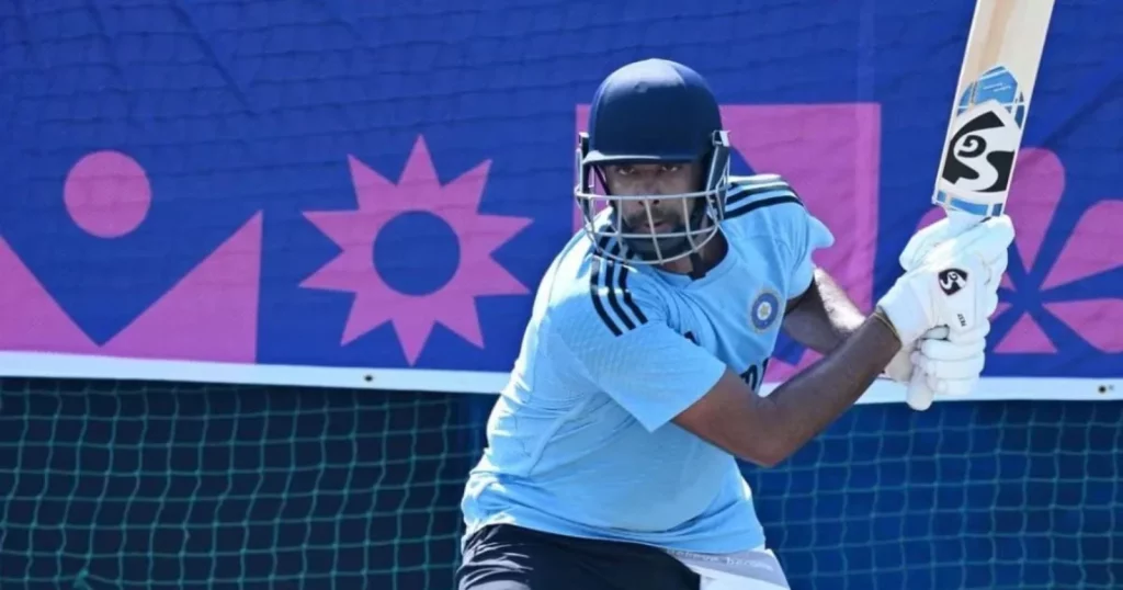 Ravichandran Ashwin Plays Reverse Sweep In the Nets