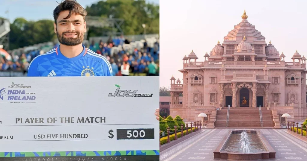 Rinku Singh Donates 11 Lakhs For Constructing A Temple
