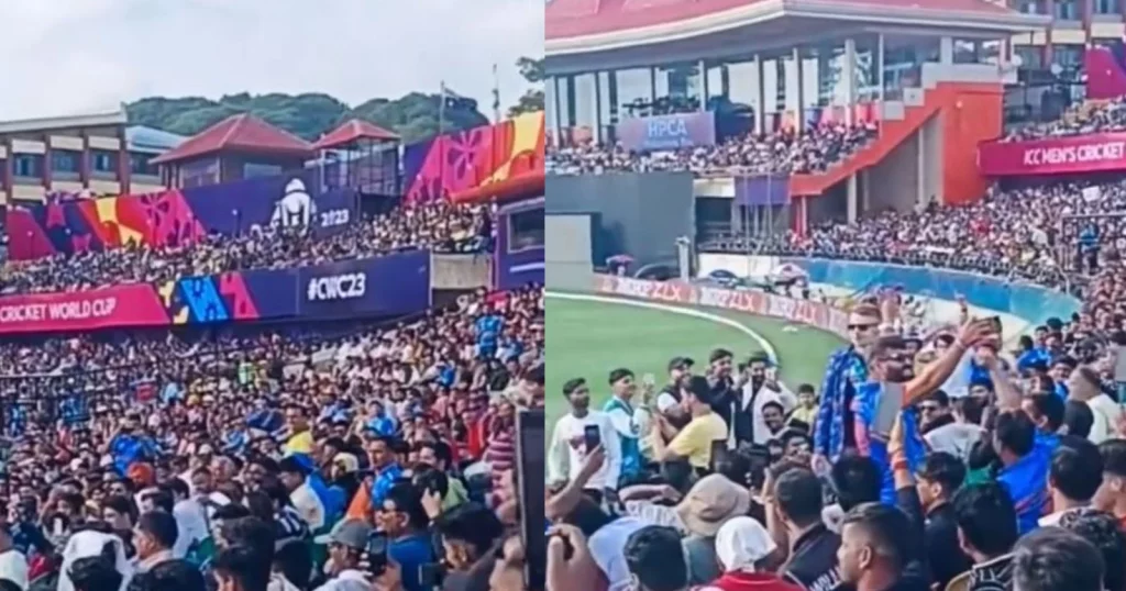 [VIDEO] Australian Fan Chanting 'Bharat Mata Ki Jay' And 'Jay Siya Ram' At Dharamshala
