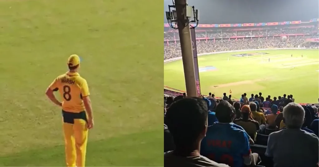 [VIDEO] Chinnaswamy Crowd Wished Mitchell Marsh Happy Birthday