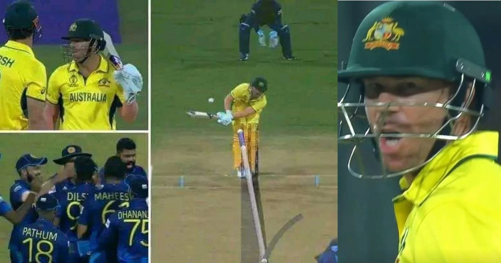 [VIDEO] David Warner Abuses Umpire Joel Wilson After His Wicket Against SL
