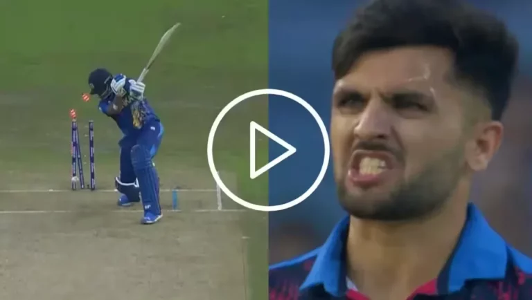 [VIDEO] Fazalhaq Farooqi Gives It Back To Maheesh Theekshana After Picking Up His Wicket