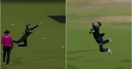[VIDEO] Mitchell Santner Takes The Catch Of The Tournament So Far