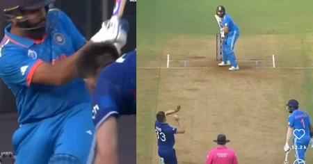 [VIDEO] Rohit Sharma Flicks Mark Wood For A Brilliant Six