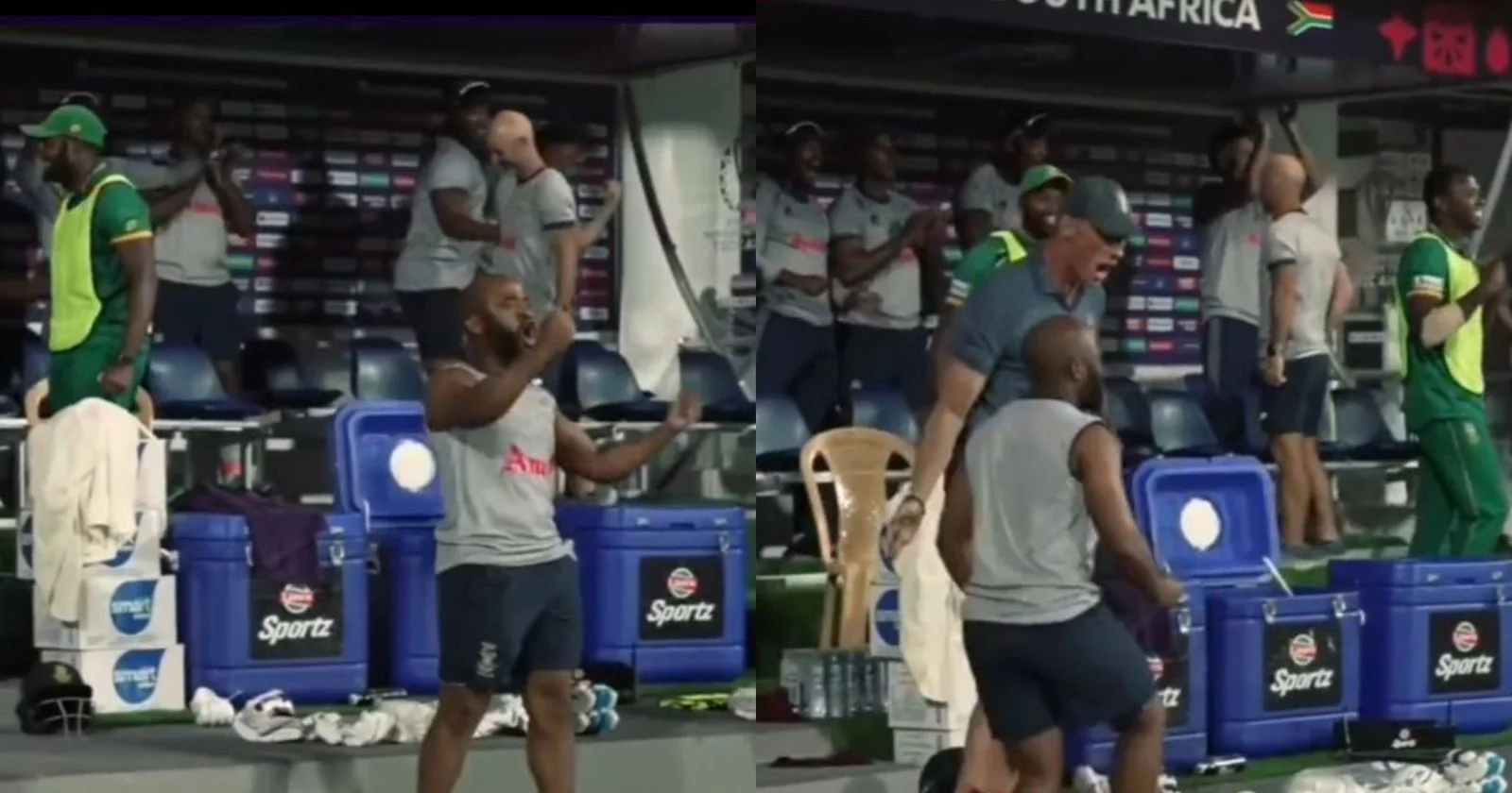 [VIDEO] Temba Bavuma's Animated Reaction After Keshav Maharaj Hits The Winning Runs