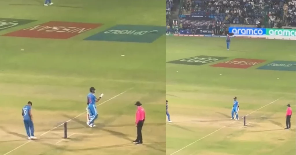 [VIDEO] Virat Kohli Asking The Delhi Crowd To Stop Mocking Naveen-ul-Haq