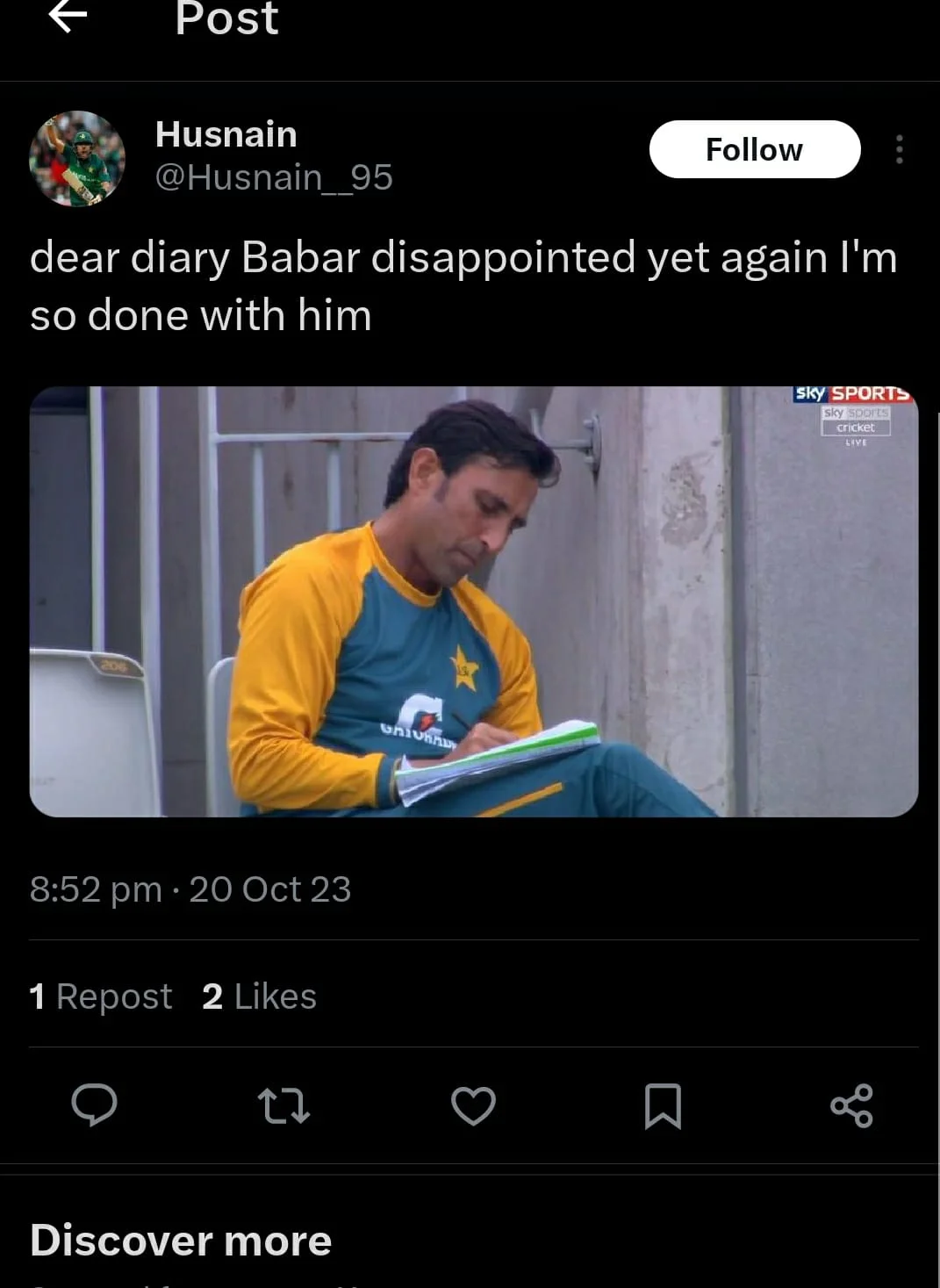 [PAK vs AUS] Memes Galore As Babar Azam Flops At Chinnaswamy