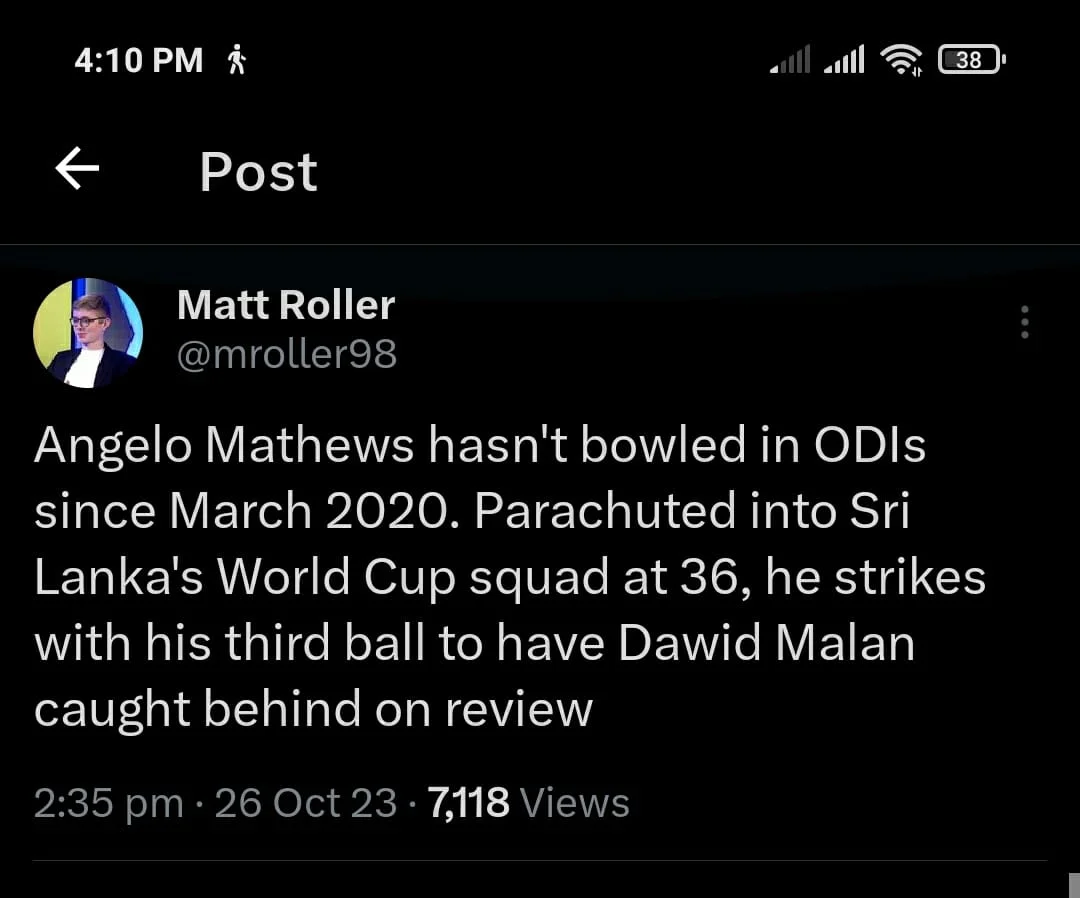 Angelo Mathews