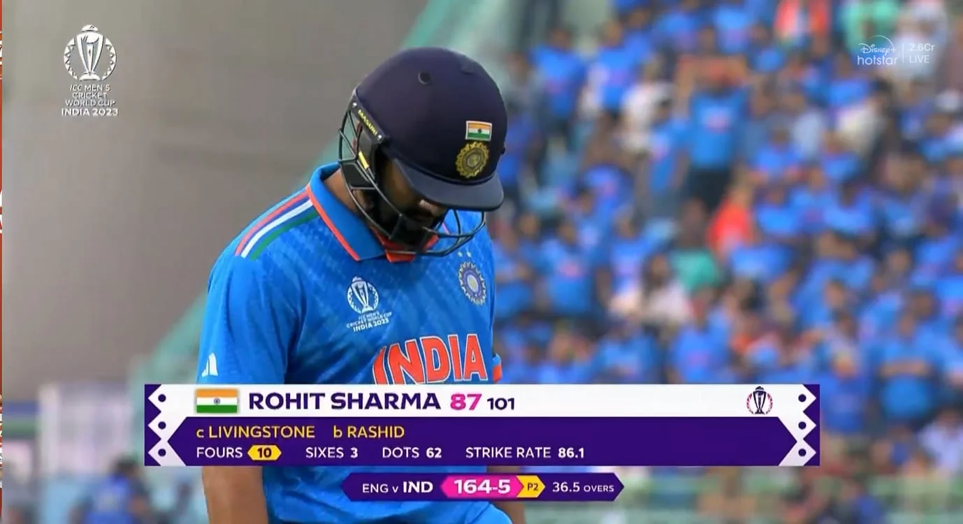 [IND vs ENG] Fans Salute Rohit Sharma For His Heroic Innings Vs England