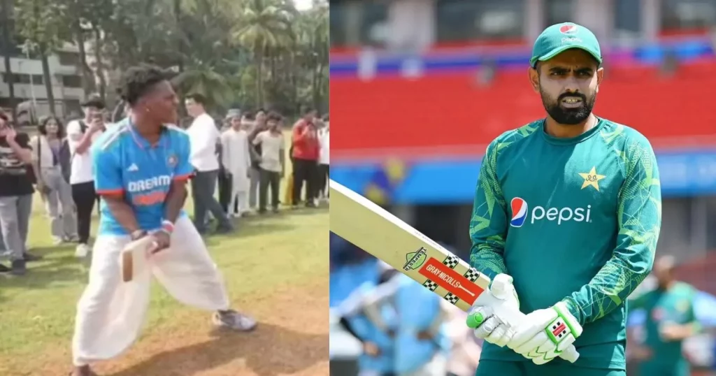 [World Cup 2023] IShowSpeed Trolls Babar Azam After Missing A Ball