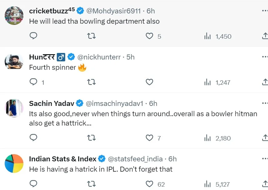 (World Cup 2023): Fans React To Rohit Sharma Bowling In Nets With Hilarious Memes -TGN