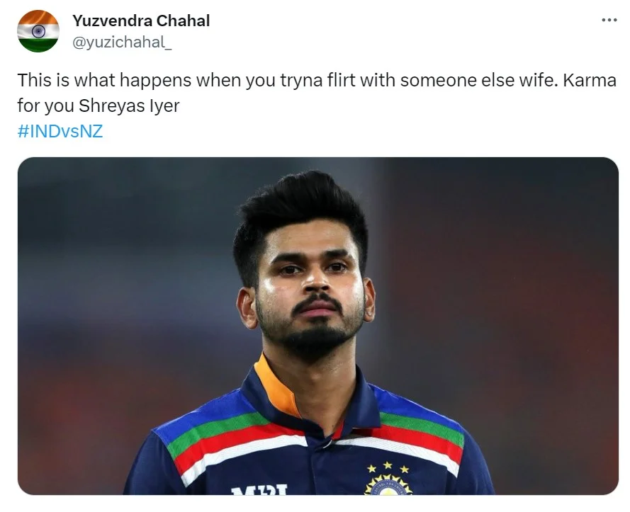 Fact-Check: Did Yuzvendra Chahal Tell Shreyas Iyer To Stop Flirting ...