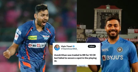 Avesh Khan's Non-Inclusion In India's Playing XI Despite Getting Traded For 10Cr In IPL Attracts Trolls