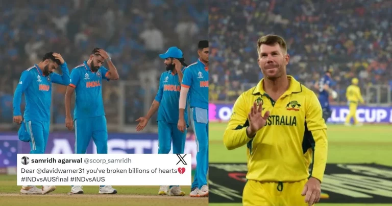 David Warner's Heartfelt Reply To An Indian Fan After World Cup Win