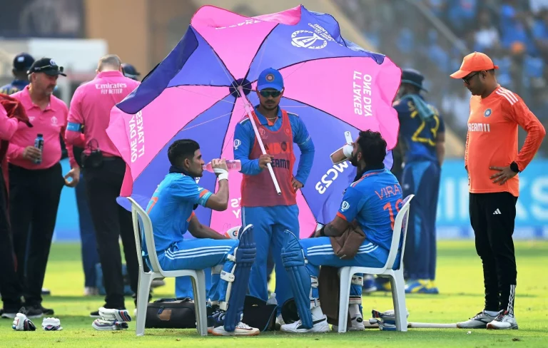 Cricket World Cup 2023: Ishan Kishan’s Giant Umbrella For Kohli And Gill Made Fans Laugh