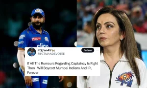 Angry Rohit Sharma Fans Warn Mumbai Indians Of Boycott