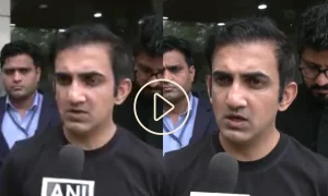 Video: Gautam Gambhir Reacts To Rahul Dravid Getting Contract Extension