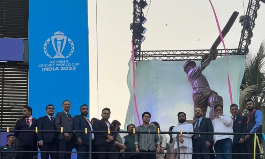 Video: Sachin Tendulkar Statue Unveiled At The Wankhede; Crowd Chants "Sachin Sachin"