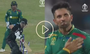 Video: Keshav Maharaj Does Aggressive Chest Thumping Celebration After Dismissing Santner