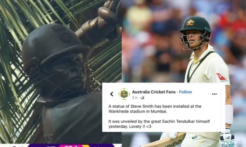 "That's Steve Smith" - Funny Memes On Sachin Tendulkar's Statue At Wankhede