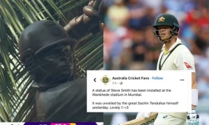 "That's Steve Smith" - Funny Memes On Sachin Tendulkar's Statue At Wankhede