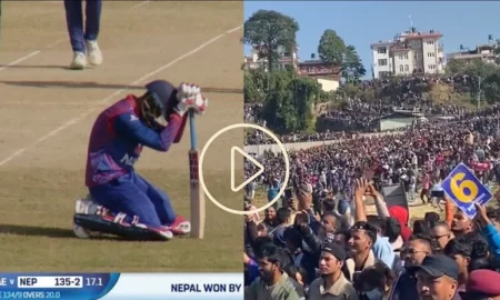 Video: More Than 1000 Nepal Fans Erupt Together On Qualification For 2024 T20 WC