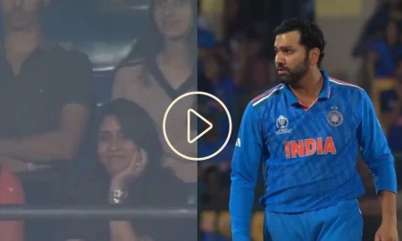 [Watch] Ritika Sajdeh’s Reaction After Rohit Sharma’s Wicket Is Priceless