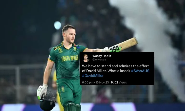 AUS vs SA: Fans On Twitter Applaud 'Clutch' David Miller For Century In Semi-Final