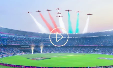 Watch: Air Show Mesmerized The Ahmedabad Crowd Ahead Of World Cup Final